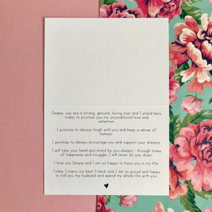 Cartes de vœux personnalisées pour les mariés, lui et lui, lot de deux image 4