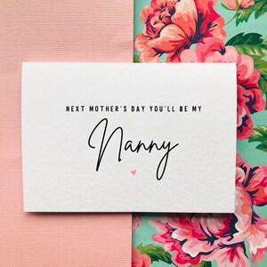 No próximo dia das mães você será minha babá/avó/Nan/Nana