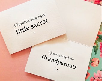 We've been keeping a little secret Pregnancy Announcement. You're Going To Be A Daddy/Auntie/Grandma/Grandad/Nan... Surprise Card