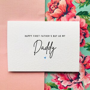 Biglietto di auguri per la prima festa del papà come mio papà