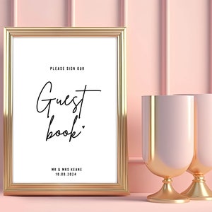 Guestbook Wedding Sign/Printable Download