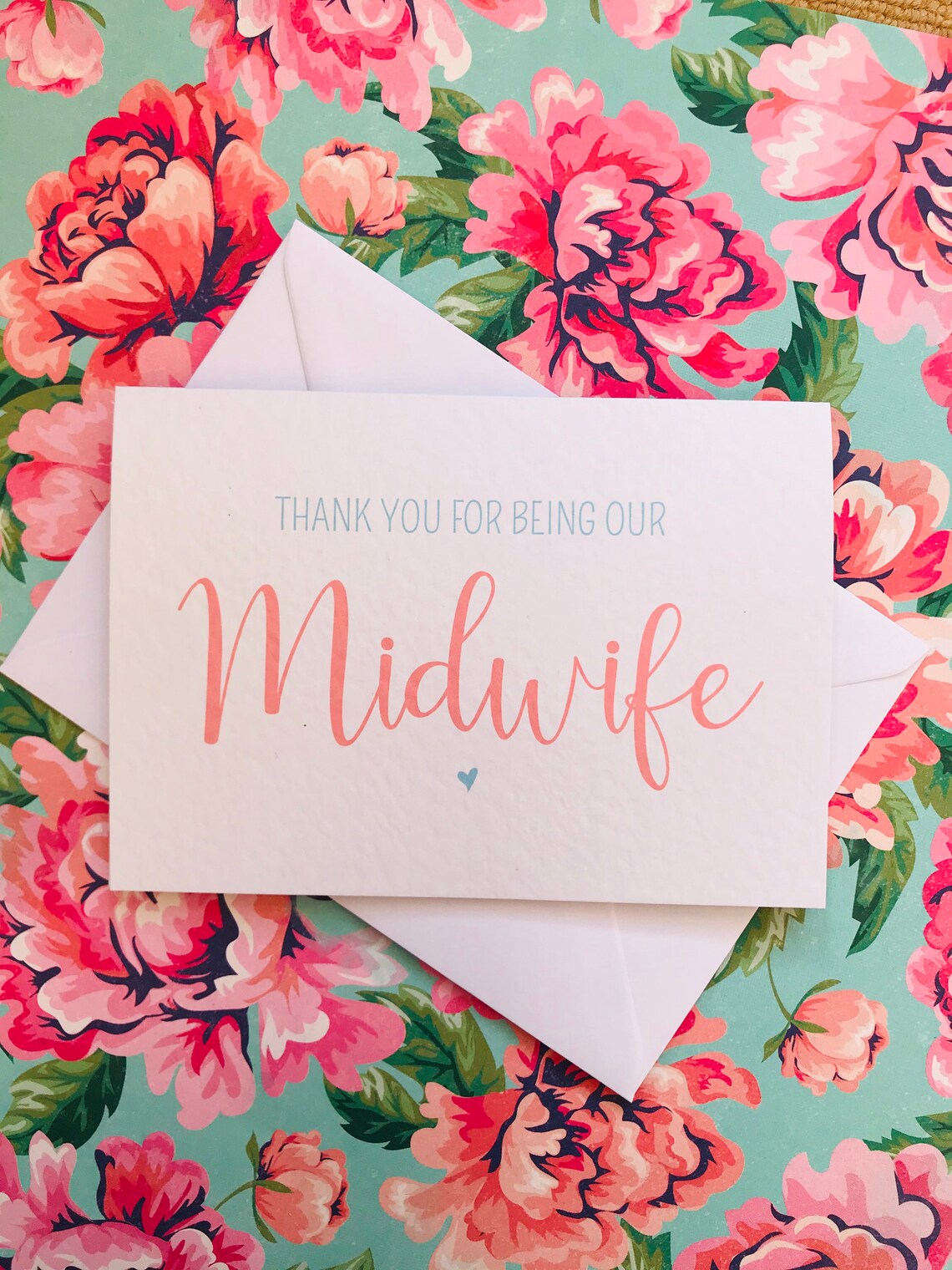Thank You for Being Our Midwife New Baby A6 Card Etsy UK