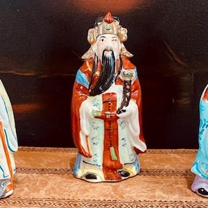 Orientalische glasierte Keramikherren - 1930's - Exportfiguren - Separat Verkauft