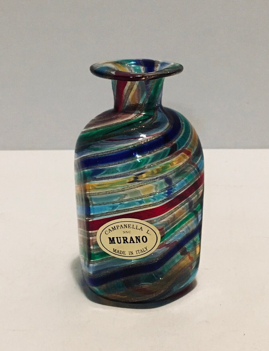 Vintage Murano Glass Vase (1955) - Murano - LastDodo