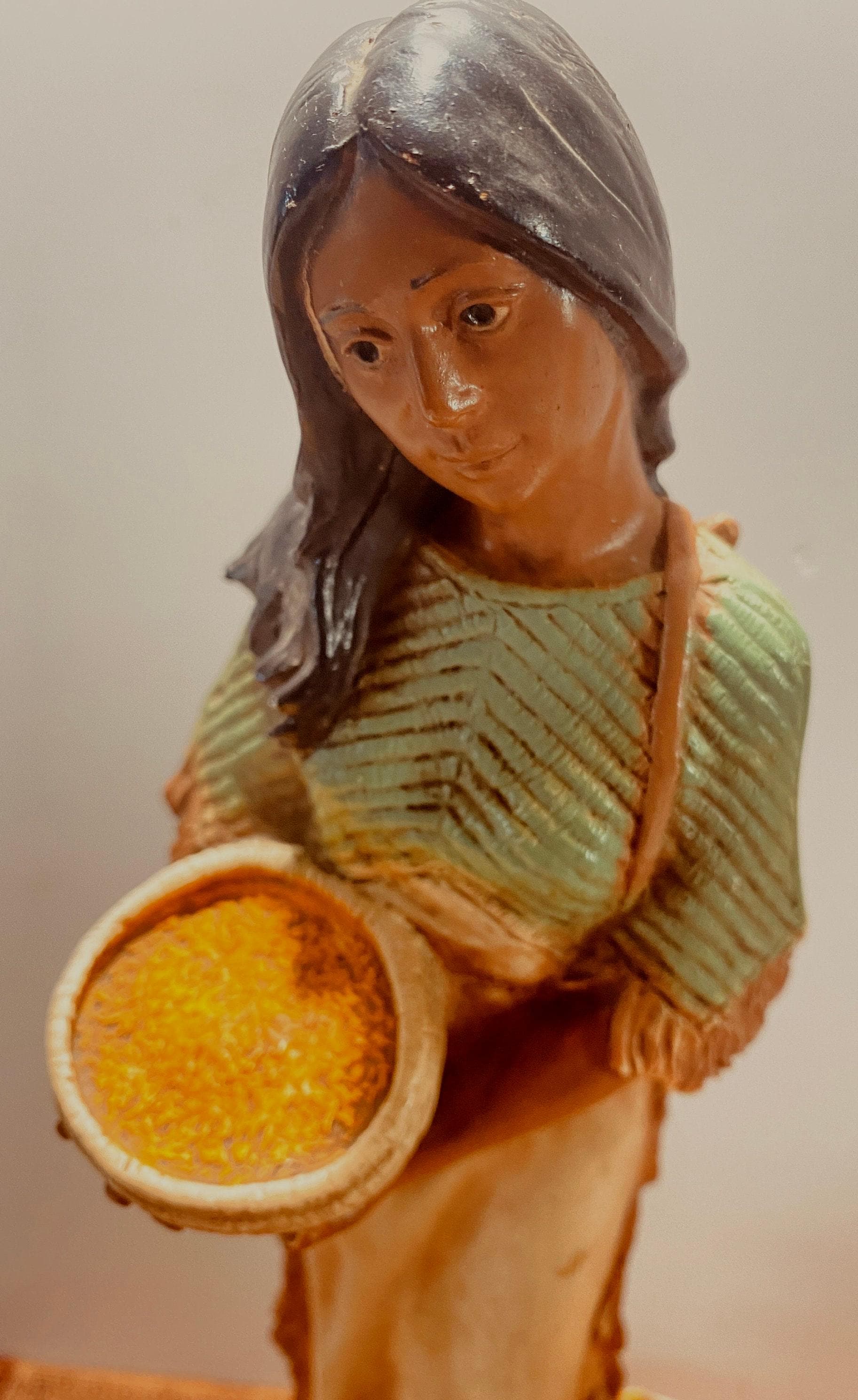 Native American Woman Statue - Etsy