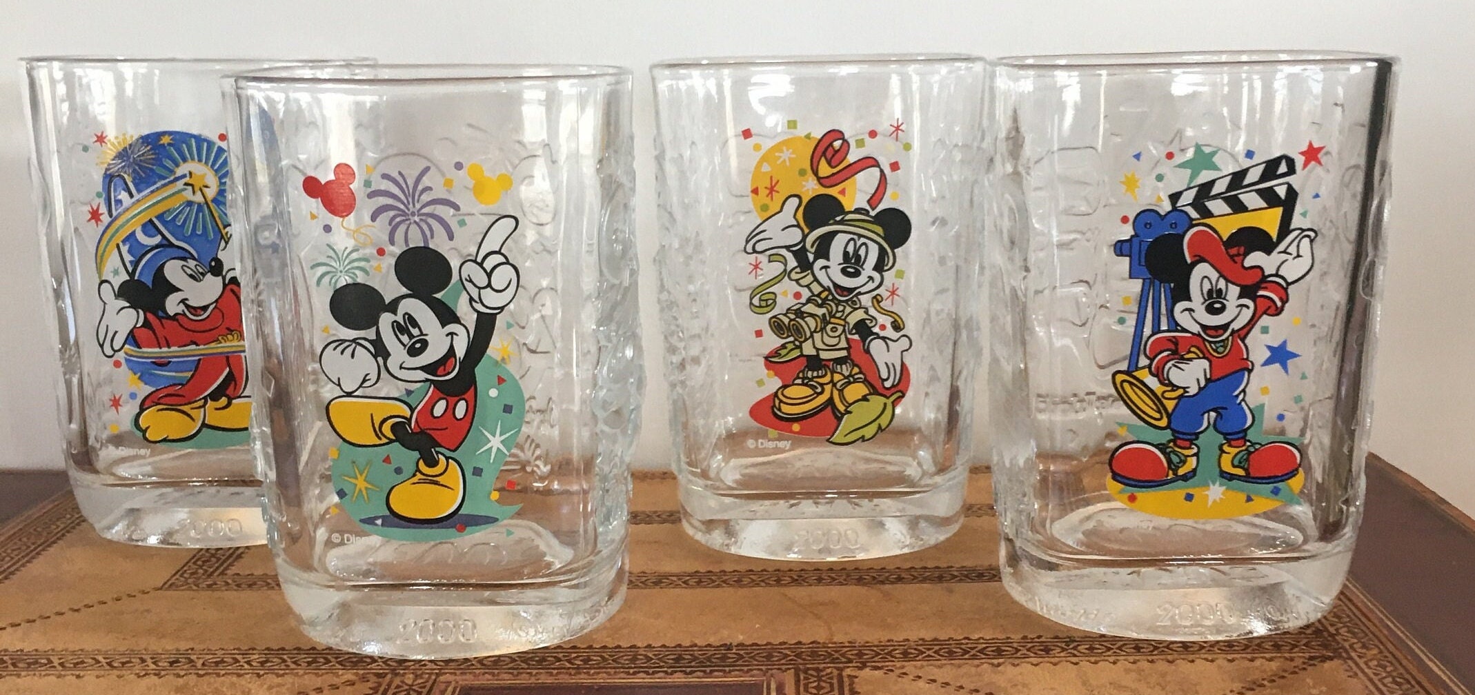 ディズニー マクドナルド グラス4個セット マック レトロ ハッピーセット ディズニーグラス4点セット