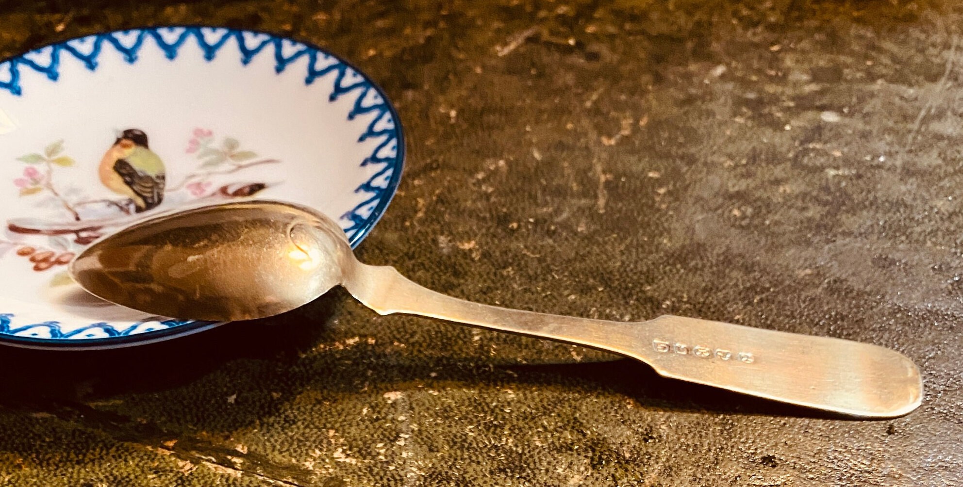 アンティーク - 銀のスプーン - 未確認の刻印 - コインシルバー - Etsy