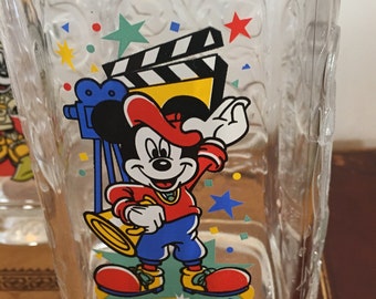 Disney Glasses  - Mickey Mouse Set of 4 - McDonald's - 2000