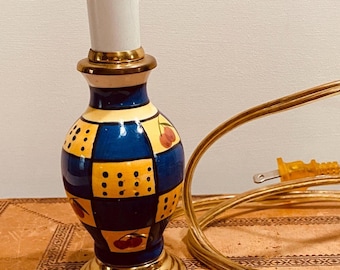 Vintage - Style Mackenzie Childs - Peint à la main - Fantastique - Art folklorique - Céramique - Accessoires de maison