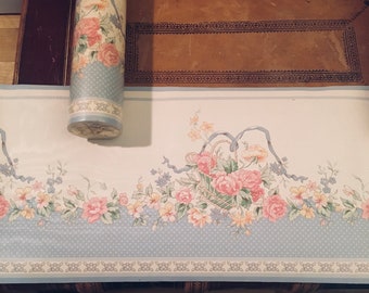 Wallpaper - Border - Storeys Jenny Wren - England - Sold By The Roll - Vintage -Wall Decor - 6 3/4 inches wide