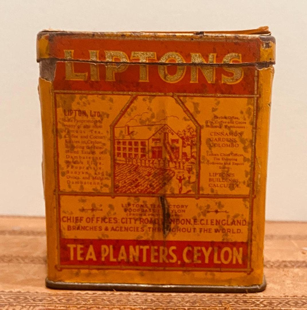 Rare Lipton Tea Tin - Etsy