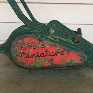 Childs Mower - Webb - Lawn Mower - Miniature - Vintage - Antique