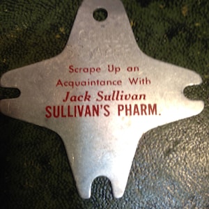 Brown & Bigelow Grill Scraper - Sullivan&#39;s Pharmacy - Jack Sullivan - Saint Paul Minn. U.S.A.