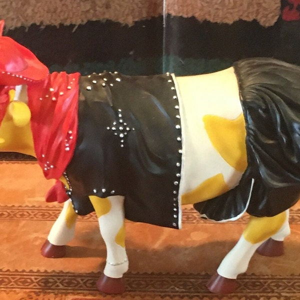 Miss Rhinestone Cow Girl - Cow Parade - 2002 - Retired - Vintage - #7252