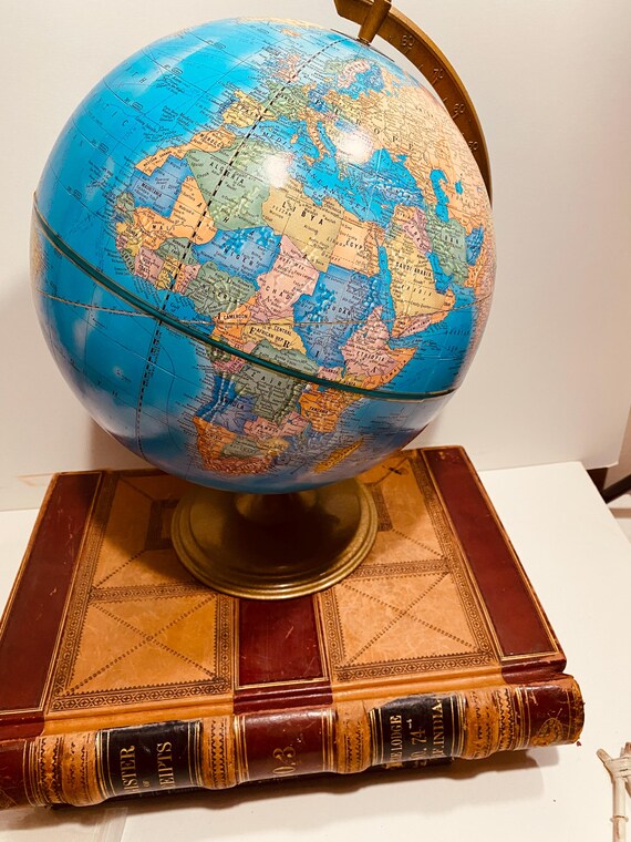 Terrestrial Globe - George F Cram Company - Imperial World Globe