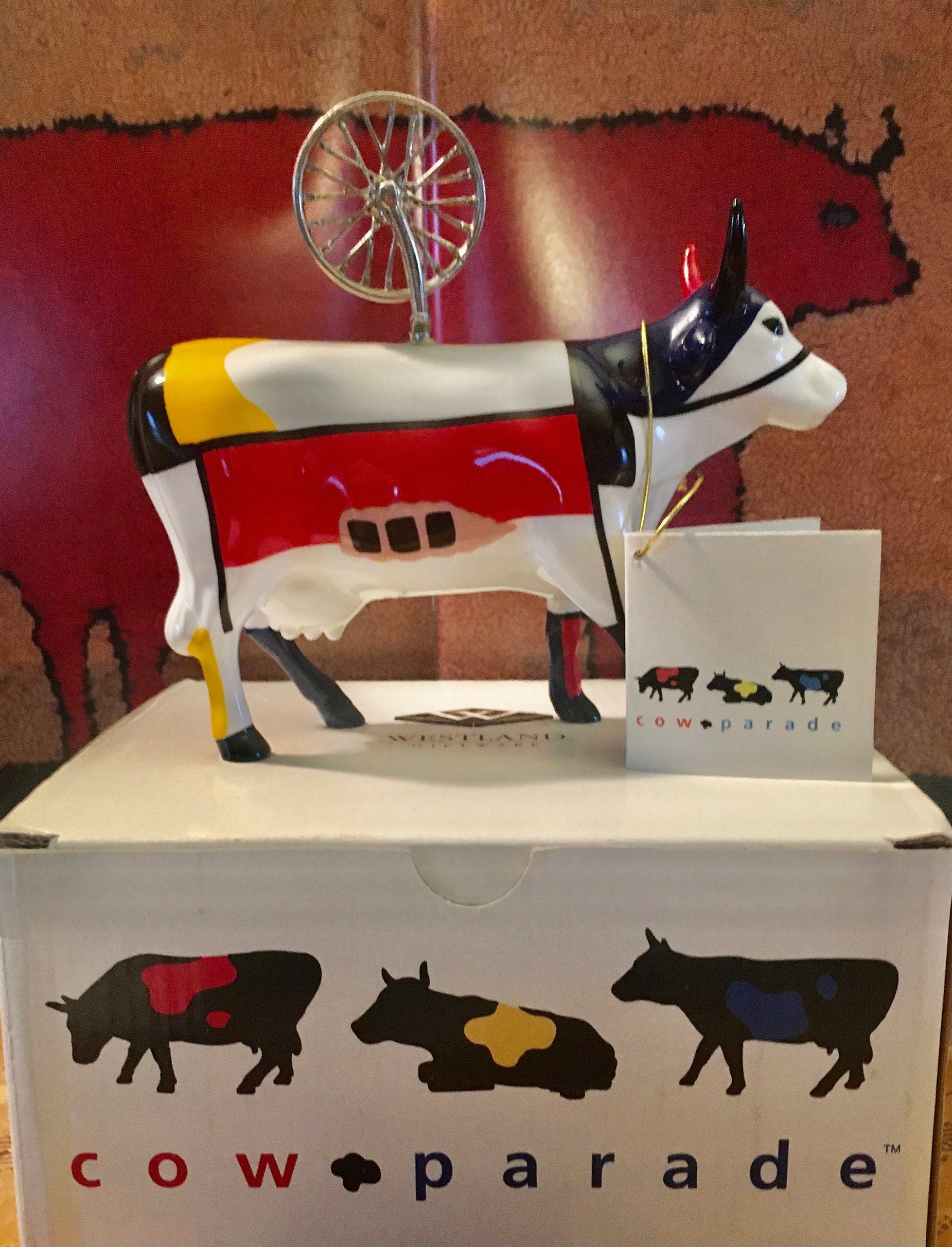 Cow Parade Mooma Collectible 9175 Vintage -  Singapore