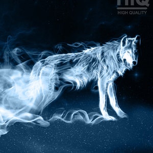 S620 Loup Et La Lune Etsy