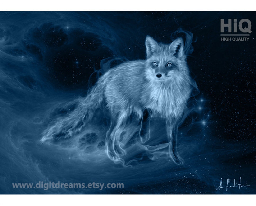 S042b: Fox - Portrait - Etsy