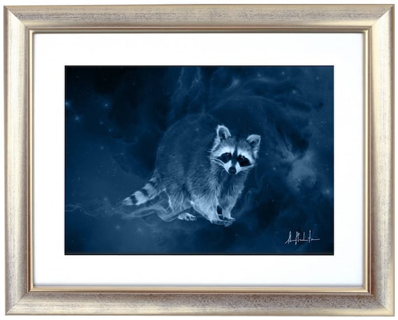 S124: Racoon - Etsy