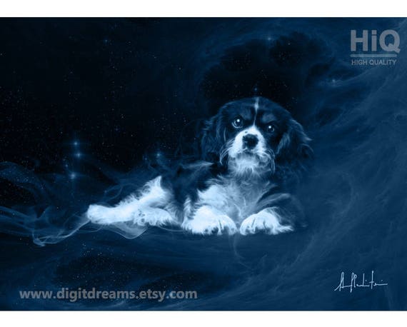 etsy cavalier king charles spaniel