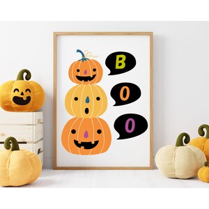 Halloween, Boo, Fall, Digital, File, Download, Digital File, Printable, Halloween File, Downloadable, Home Decor