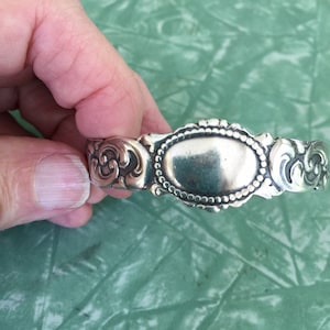 Foree sterling cuff bracelet vintage