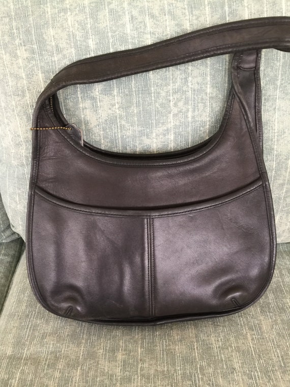 coach black hobo