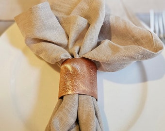 30 piezas de servilleteros de tubo de cobre rústico, servilleteros de boda, servilleteros, mesa, regalo de inauguración de la casa, comedor industrial