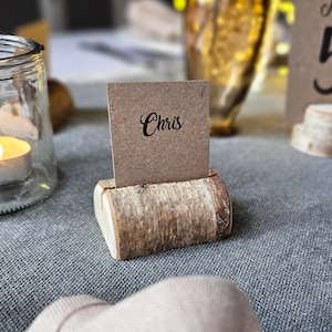 10 pezzi di porta biglietti da visita rustici in betulla, porta biglietti da visita per matrimoni, porta biglietti da visita, porta biglietti da visita in legno, porta biglietti da visita in legno con corteccia