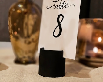 1 piece of rustic copper pipe place card holders, Wedding card holders, copper name card holders, metal table card holder, place card holder