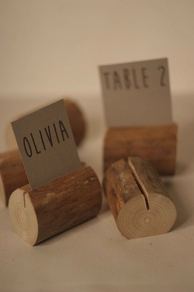 100 Pieces Rustic Place Card Holders Wedding Card Holders Etsy