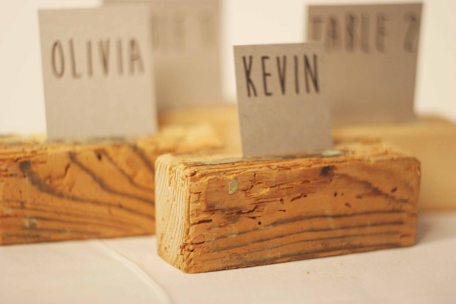 20 Pieces Rustic Place Card Holders Wedding Card Holders Etsy