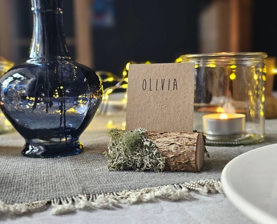 Candle place card holders wedding deals