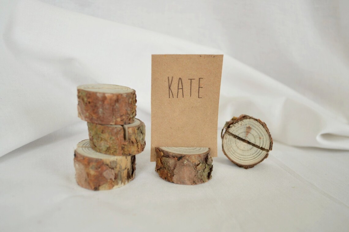 Fir Tree in a Bottle Place Card Holders