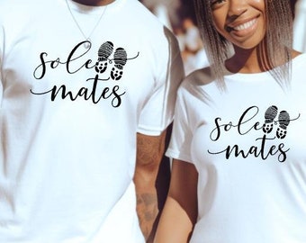 Sole Mates Running Shirt: Couples Marathon Tee