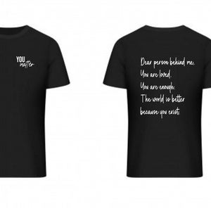 You Matter T-Shirt: Mental Health Awareness, Kindness Tee