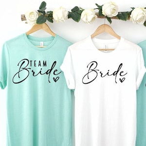 Bride & Team Bride Shirts: Bachelorette Party, Bridal Shower