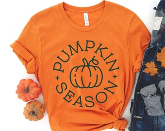 Pumpkin Season Shirt: Women's Fall Graphic Tee