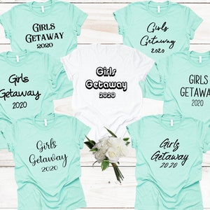 Girls Getaway 2024 Shirts: Custom Bachelorette Party Tees