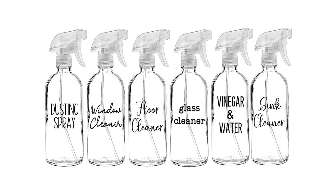Glass or Plastic Spray Bottlepersonalized Glass Spray Etsy