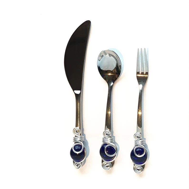 Appetizer Forkknife & Spoon Set Spreader Knife Pickle Fork Etsy