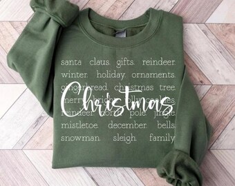 Christmas Definition Sweatshirt: Holiday Family Matching Outfit