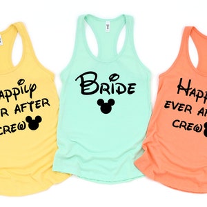 Princess Bride or Happily Ever After Crew Bachelorette Tank, Princess Bride Tank, Fairytale Bachelorette, Destination Bach Tanks