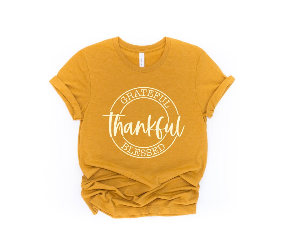 Thankful Blessed Thanksgiving Baseball Tee - Women's Vintage Color Block Long Sleeve Shirt - View #3