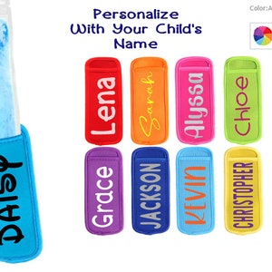 Personalized Popsicle Holder. Popsicle Holder. Ice Pop Holder. Kids Party. Custom Popsicle Holder, Kids Party Favor, Easter Basket Gift