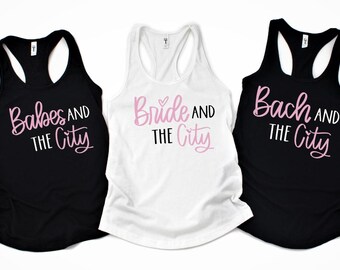 Bride and the City Bachelorette Tank Top: New York Bridal Party Shirt