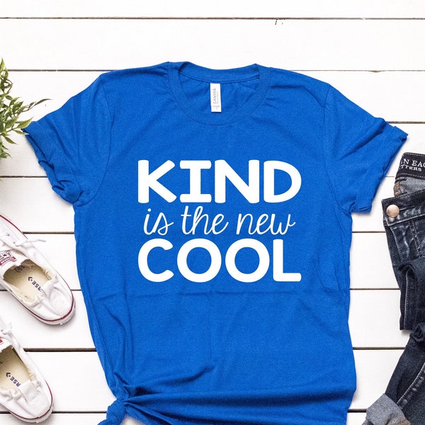 Teacher Kindness Shirt, Kind Is The New Cool T Shirt, Teacher Shirt, Anti Bullying, Teacher Tee, School Counselor, Choose Kind, Social Work