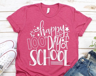 Teacher Shirt For 100th Day, 100th Day Of School T Shirt, Teacher Tees, Teacher Shirts, My Students Are 100 Days Smarter, Gifts For Teachers