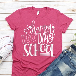 Teacher Shirt For 100th Day, 100th Day Of School T Shirt, Teacher Tees, Teacher Shirts, My Students Are 100 Days Smarter, Gifts For Teachers image 1