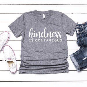 Kindness is Contagious Shirt, Kindness Matters, Teacher Tee, Shirts For School, School Counselor Shirt, Social Worker, Principal image 6